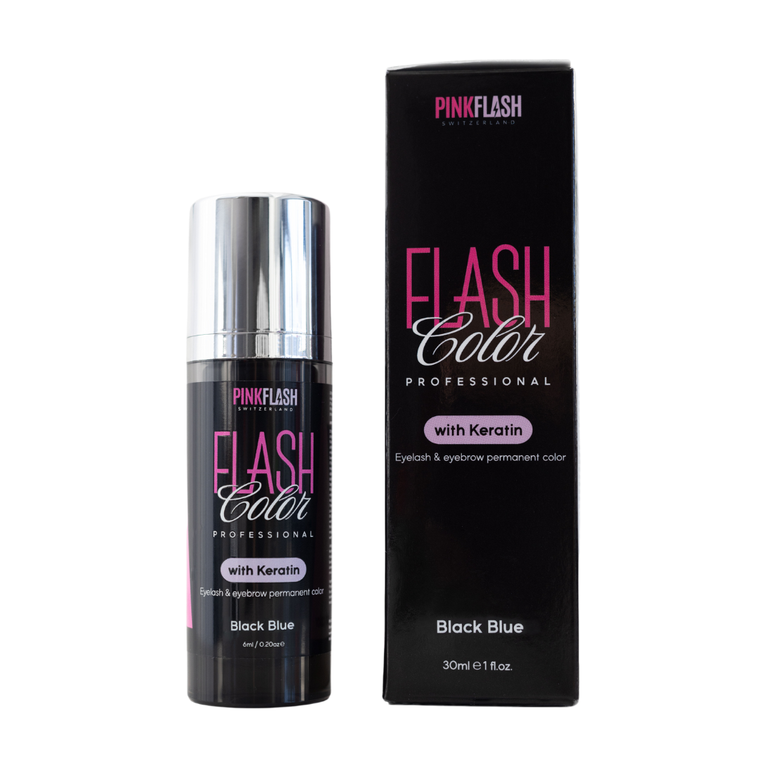 Flash Color – Ripsi- ja kulmaväri (Black-Blue 2-in-1)